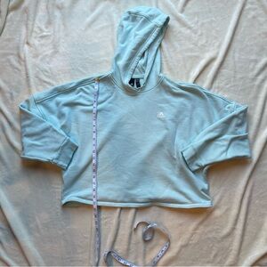 Women’s Adidas Cropped Hoodie Sweatshirt Sz M